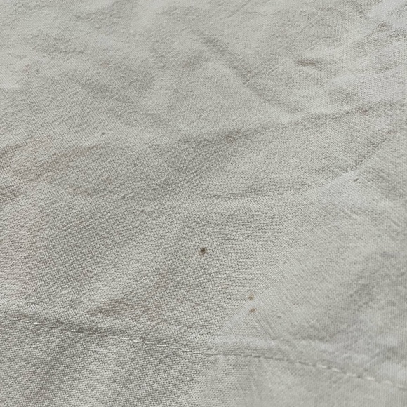 Vintage Beach Tie Beige Cotton Shorts (size S) Euro Summer - Picture 8 of 8